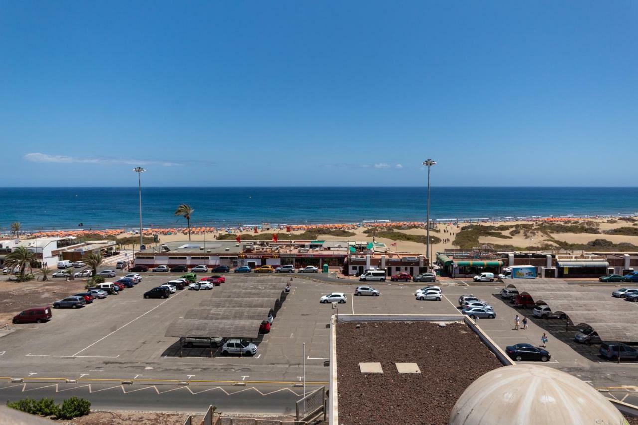 Primera Linea De Playa Del Ingles Y Las Dunas De Maspalomas Kültér fotó