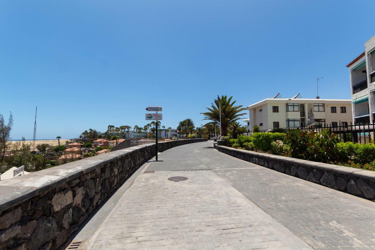 Primera Linea De Playa Del Ingles Y Las Dunas De Maspalomas Kültér fotó